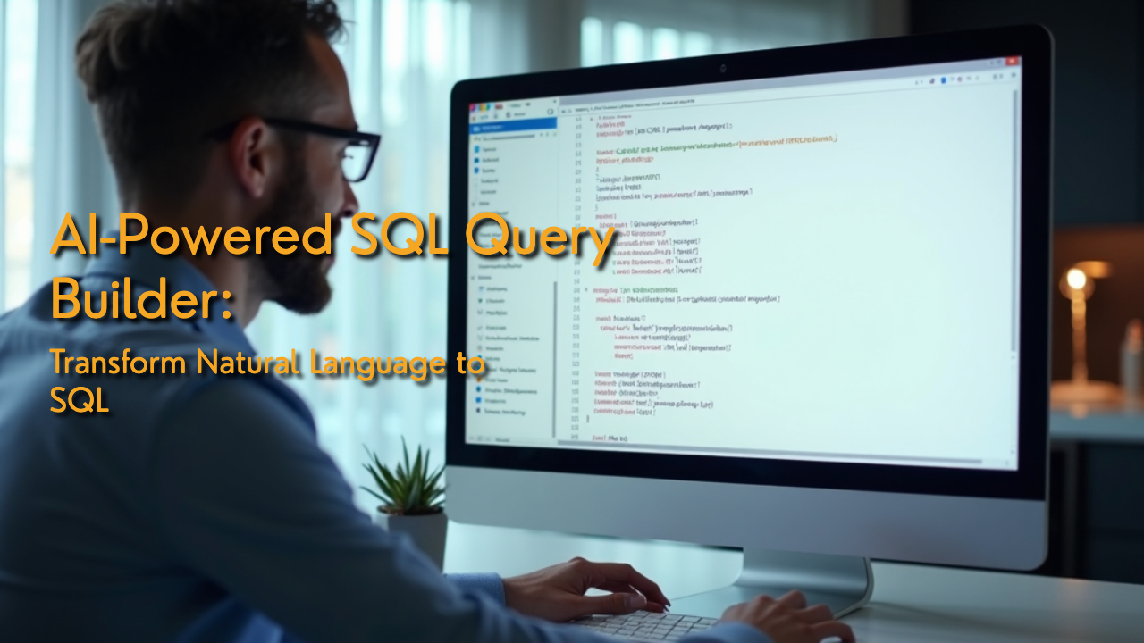 AI SQL Query Builder Interface